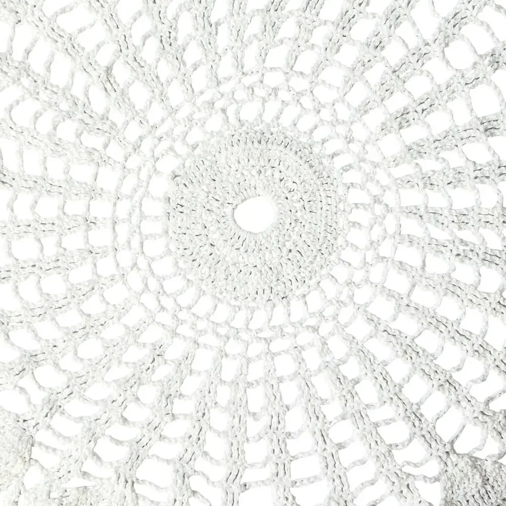 Crochet Doily Off White 18
